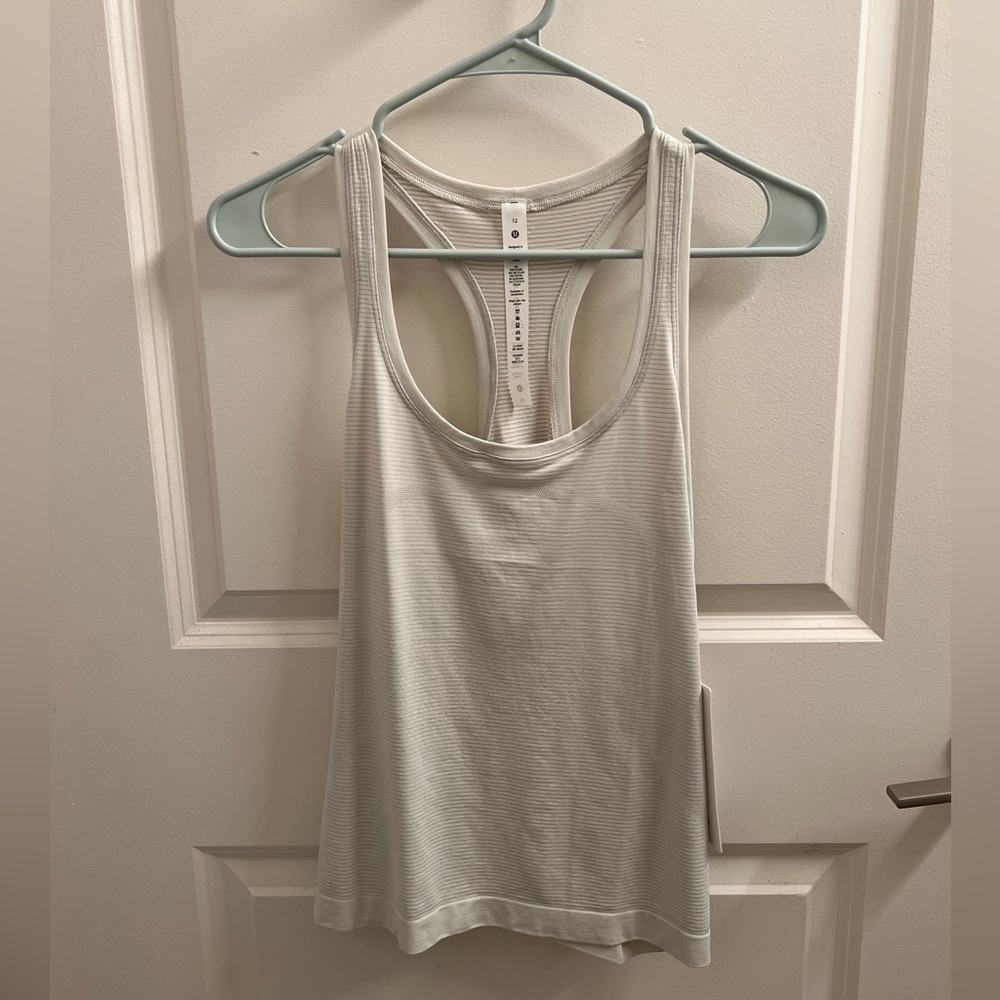 SOLD - NWT Swiftly Tech Racerback Tank 2.0 *Race Length* (Bone)